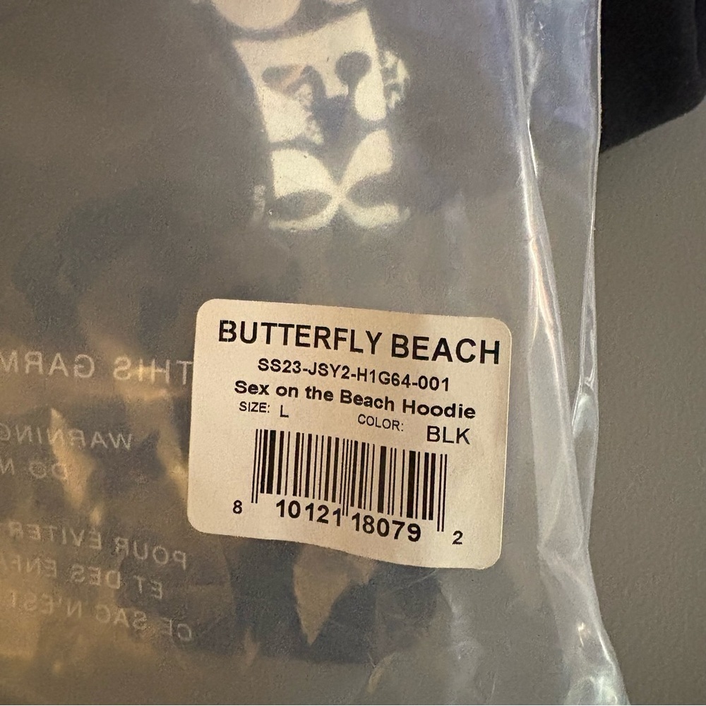 Nahmias Sex on the Beach Hoodie black size Lg New - Picture 4 of 11